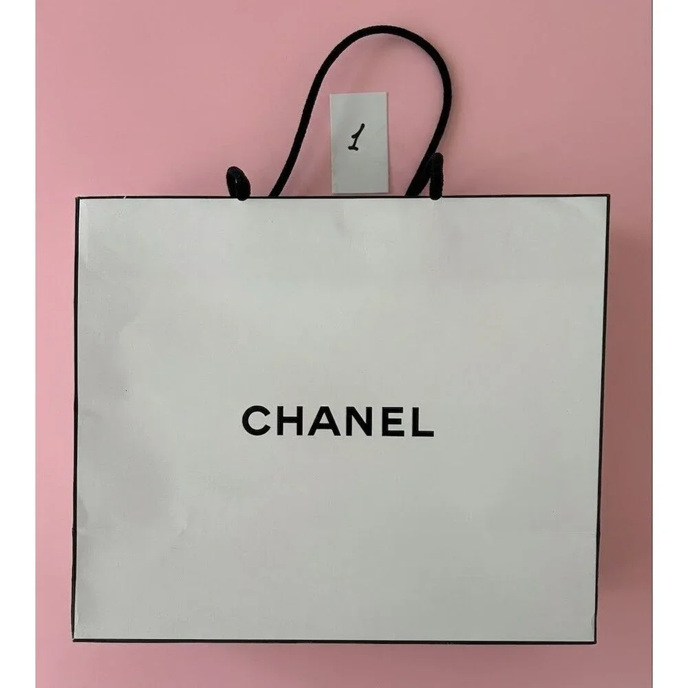 Authentic Chanel Packaging Set – 3 Paper Shopping Bags & 1 Pillow Box